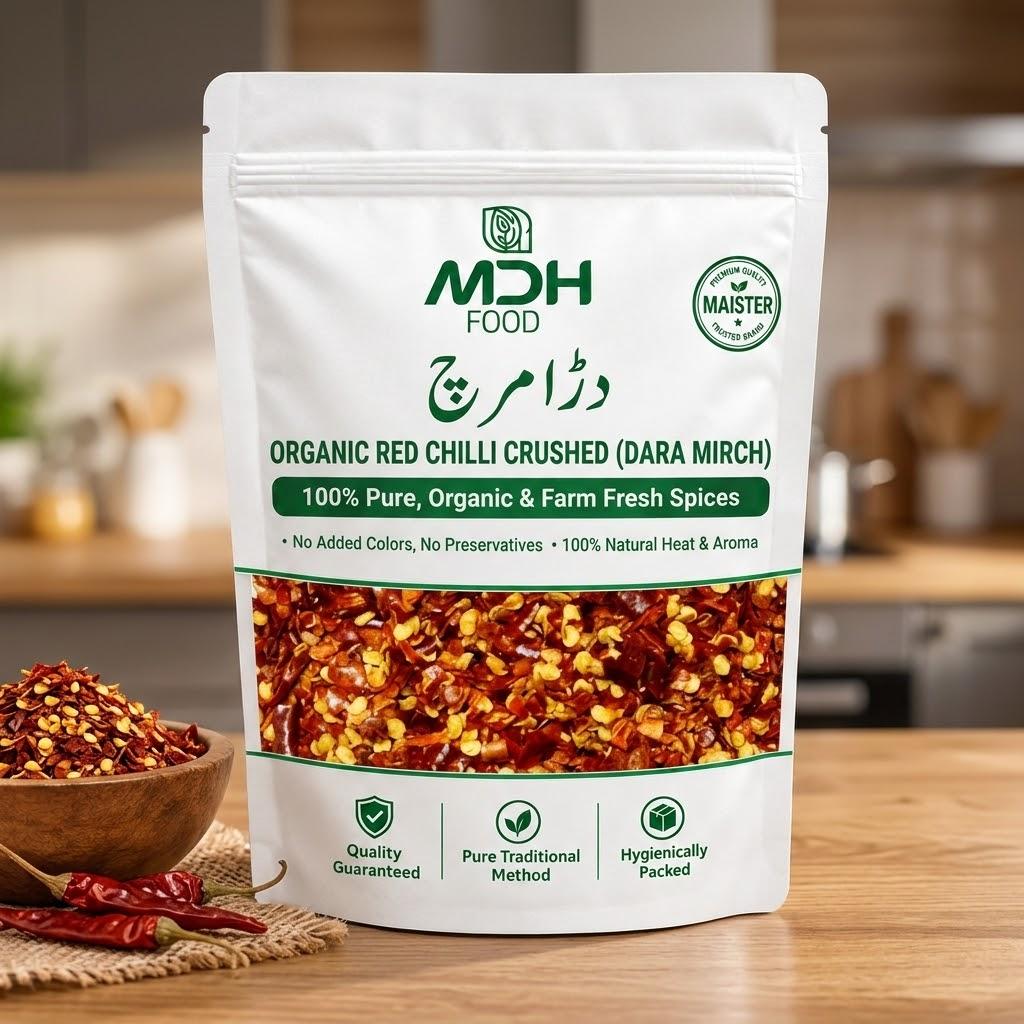 Red Chilli Crushed (Dara Mirch) 500g ڈرا مرچ