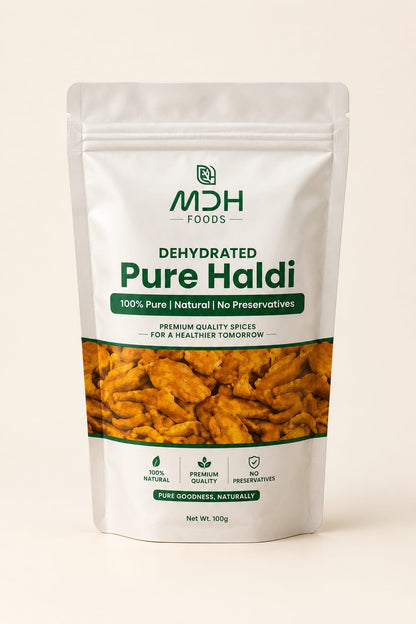 DEHYDRATED PURE HALDI