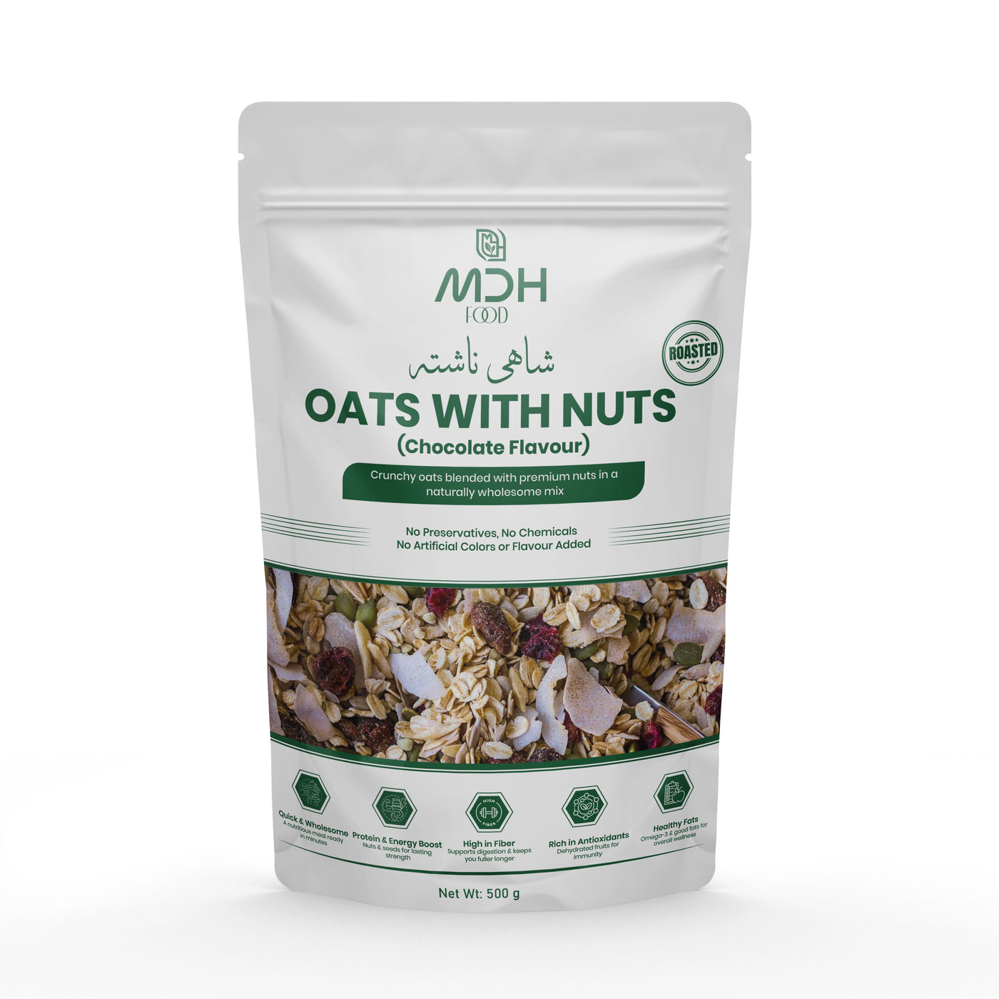 OATS WITH NUTS CHOCOLATE (500 G)
