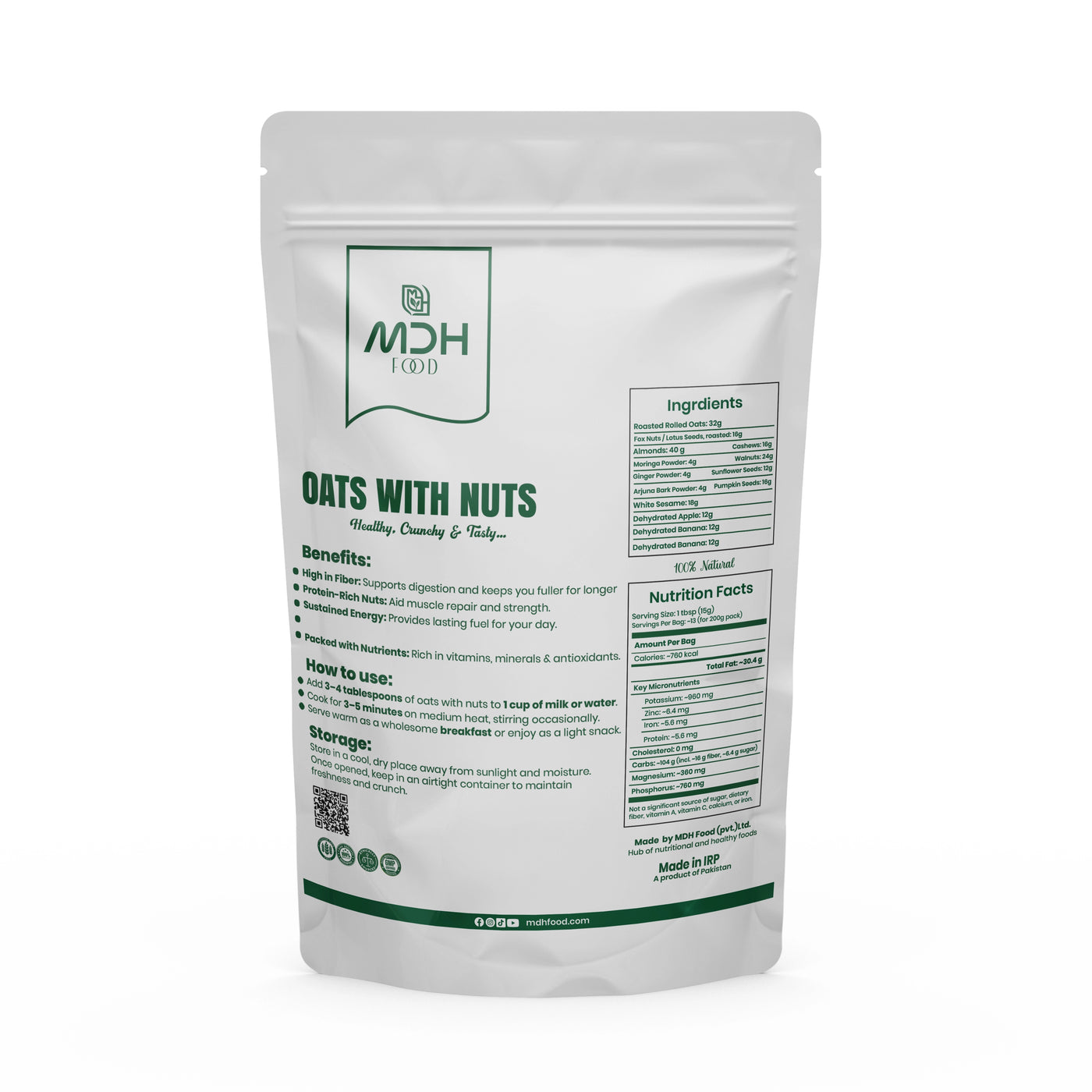 OATS WITH NUTS (200 G)